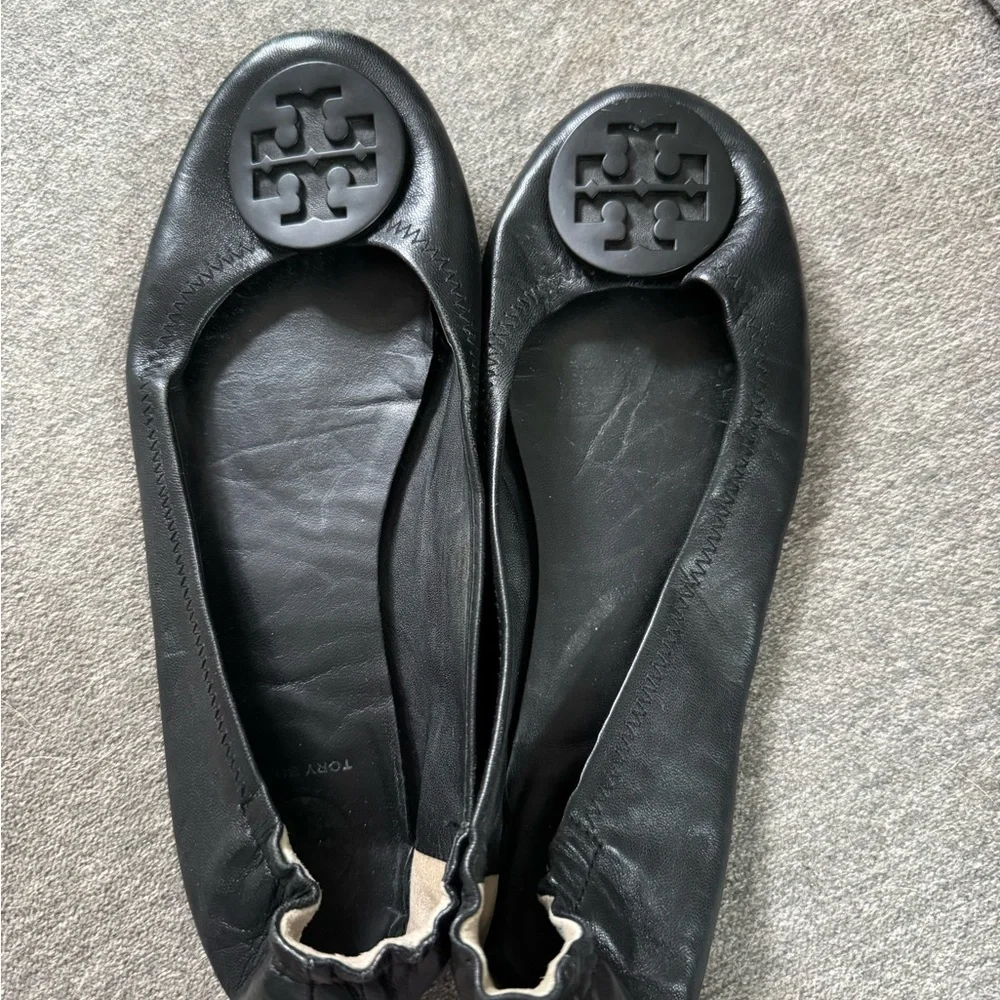 Tory Burch Reva Ballet Flats, black leather - Picture 2 of 6